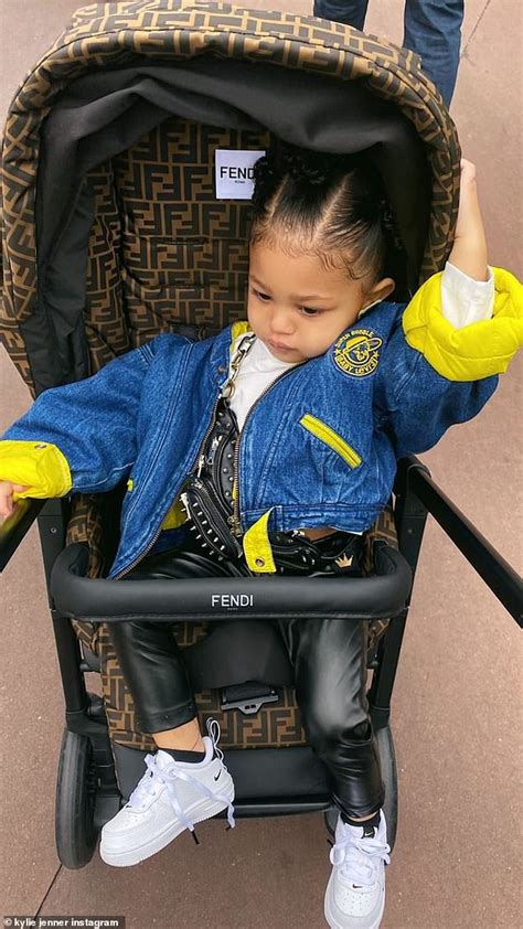 fendi baby stroller kylie jenner|Make Way for Kylie Jenner and Baby Stormi's New Fendi Stroller.